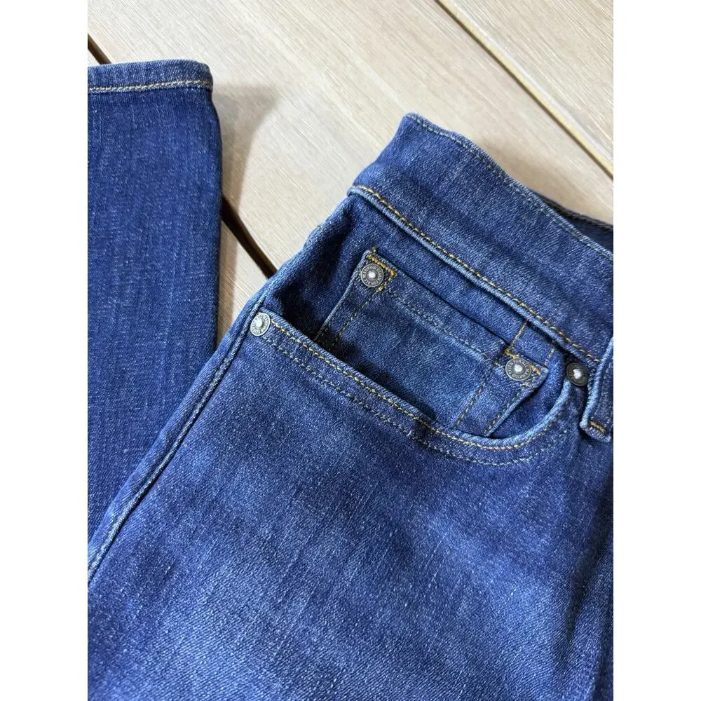 7 For All Man Kind Mens Luxe Sport Slimmy 31x31” Blue Jeans‎ Denim Stretch Pants